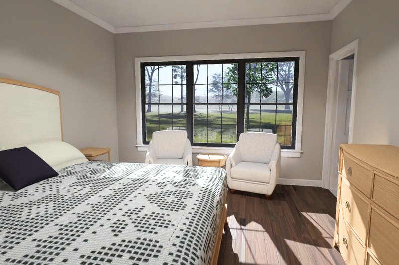 Architectural House Design - Interior - Master Bedroom for Modern House Plan #513-2468 - 4 bed, 3 bath