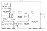 Adobe / Southwestern Style House Plan - 4 Beds 2 Baths 2194 Sq/Ft Plan #1-495 