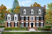 Colonial Style House Plan - 3 Beds 2.5 Baths 2225 Sq/Ft Plan #1053-26 Exterior 