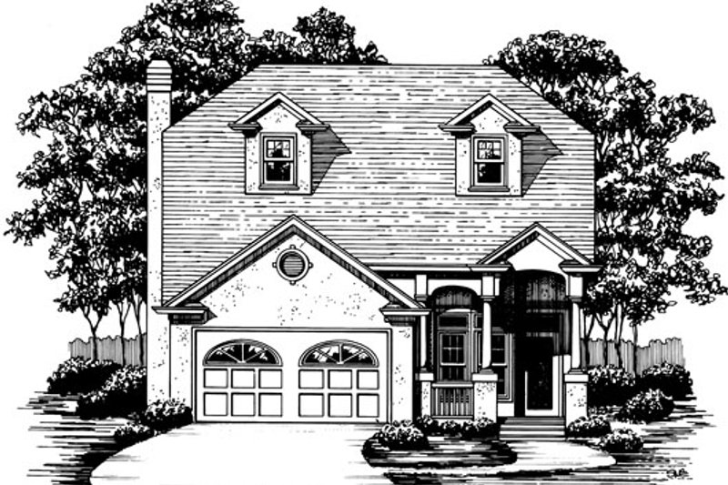 Dream House Plan - Exterior - Other Elevation for Mediterranean House Plan #30-201 - 3 bed, 2.5 bath