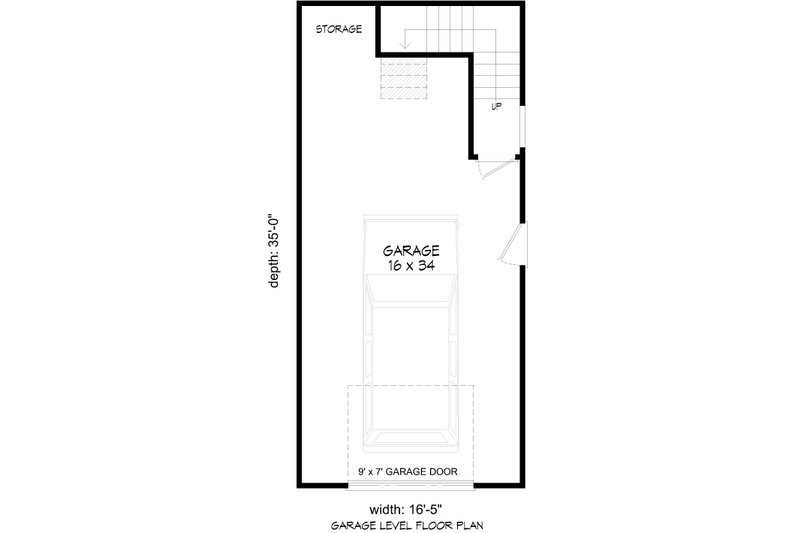 House Plan Design - Floor Plan - Main Floor for Craftsman House Plan #932-1339, 0 bath