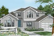 Traditional Style House Plan - 3 Beds 3 Baths 2111 Sq/Ft Plan #101-211 