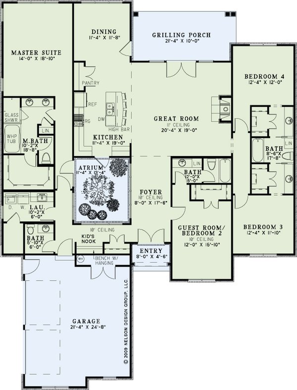 European Floor Plan - Main Floor Plan #17-3330