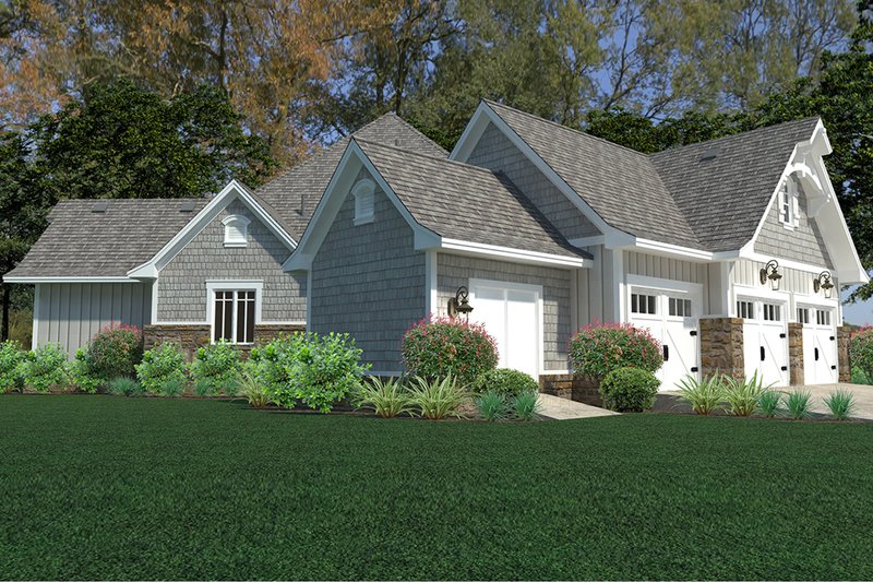 Architectural House Design - Left Side