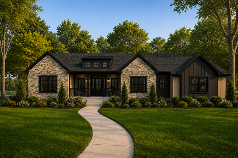 House Plan Design - Photo 2 for Farmhouse House Plan #1109-31 - 4 bed, 2 bath