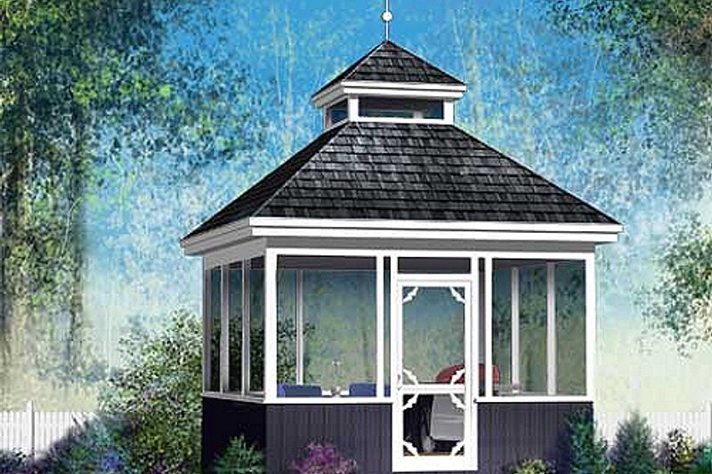 Architectural House Design - Country Exterior - Front Elevation Plan #25-4214