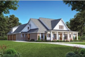 Exterior - Other Elevation for Farmhouse House Plan #1074-51 - 4 bed, 3.5 bath