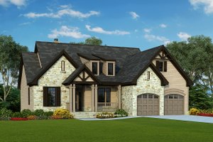 Ranch Exterior - Front Elevation Plan #929-645
