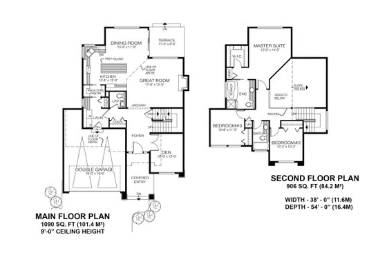 Floor Plan - Other Floor for Contemporary House Plan #1100-75 - 3 bed, 2.5 bath