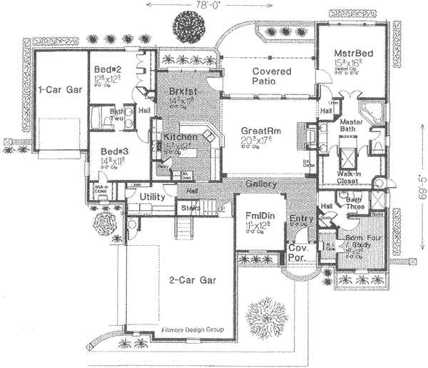 European Floor Plan - Main Floor Plan #310-373