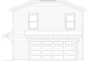 Exterior - Front Elevation 3 for Traditional House Plan #932-335 - 2 bed, 1 bath