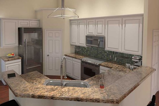 Exterior - Other Elevation 2 for Cottage House Plan #57-618 - 3 bed, 2 bath