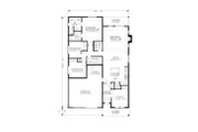 Craftsman Style House Plan - 4 Beds 2 Baths 1756 Sq/Ft Plan #53-634 