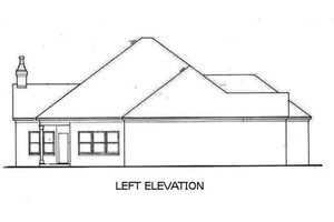 Exterior - Other Elevation 1 for Southern House Plan #45-126 - 3 bed, 2 bath