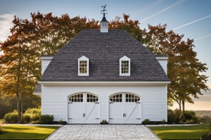 Country Exterior - Front Elevation Plan #137-382