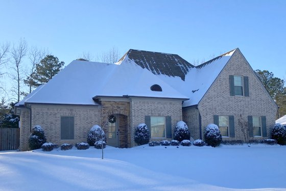 Exterior - Front Elevation 3 for Country House Plan #932-102 - 4 bed, 3 bath