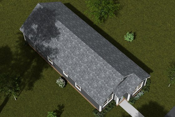 Exterior - Other Elevation 3 for Cottage House Plan #513-2376 - 4 bed, 3 bath