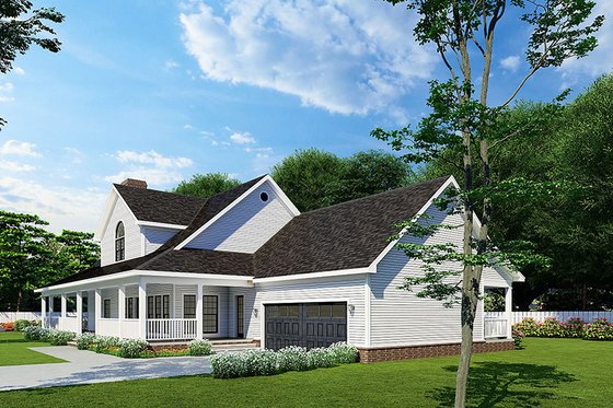 Exterior - Other Elevation for Southern House Plan #17-2190 - 3 bed, 2.5 bath