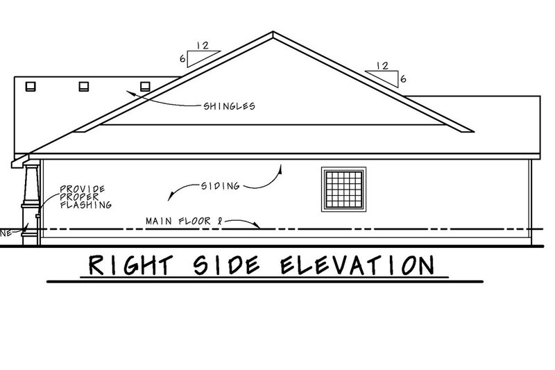 Dream House Plan - Exterior - Other Elevation 1 for Cottage House Plan #20-2413 - 4 bed, 3 bath