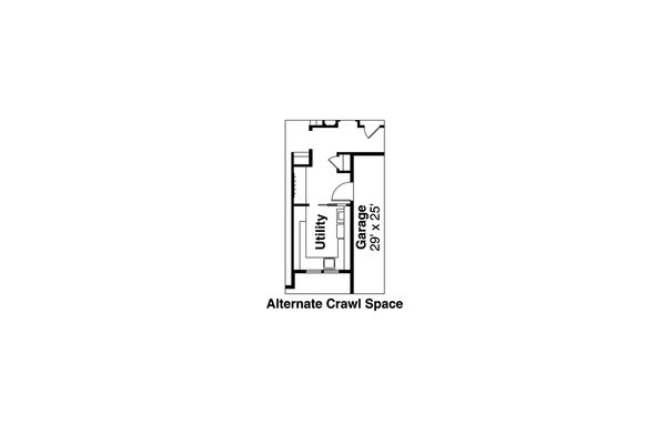 Architectural House Design - Craftsman Floor Plan - Other Floor Plan #124-1024