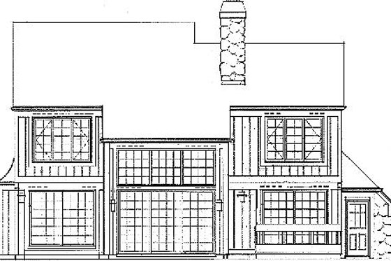 Exterior - Other Elevation 1 for Craftsman House Plan #72-125 - 3 bed, 2.5 bath