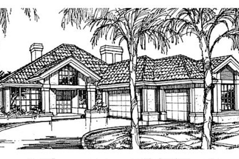 House Plan Design - European Exterior - Front Elevation Plan #320-377