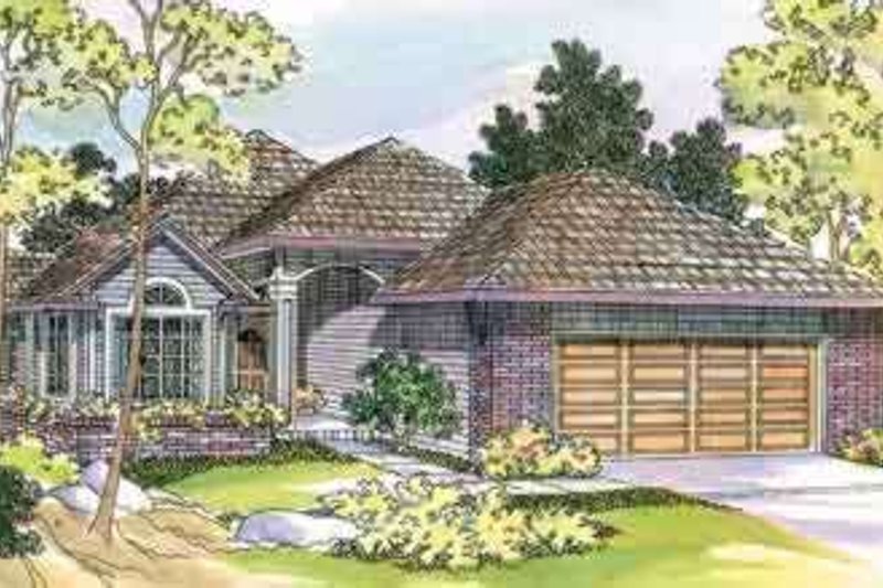 Dream House Plan - Ranch Exterior - Front Elevation Plan #124-448