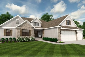 Craftsman Exterior - Front Elevation Plan #1089-5