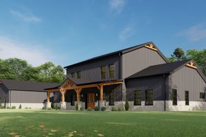 Exterior - Other Elevation for Barndominium House Plan #1092-48 - 5 bed, 3 bath