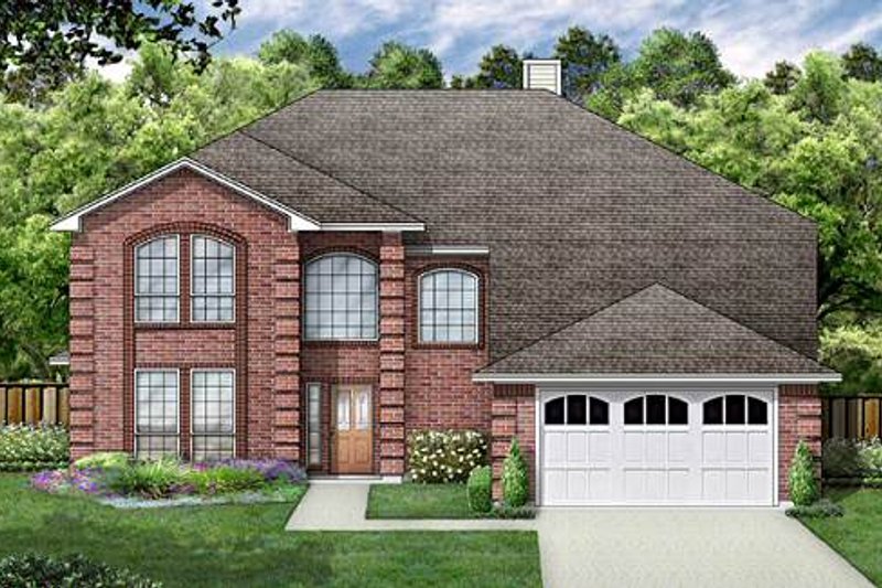 Traditional Style House Plan - 5 Beds 4 Baths 3171 Sq/Ft Plan #84-189