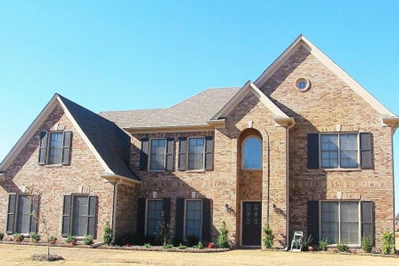Exterior - Front Elevation 2 for European House Plan #81-13692 - 5 bed, 3.5 bath