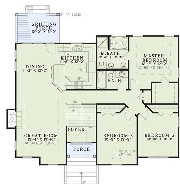 House Design - European Floor Plan - Main Floor Plan #17-301