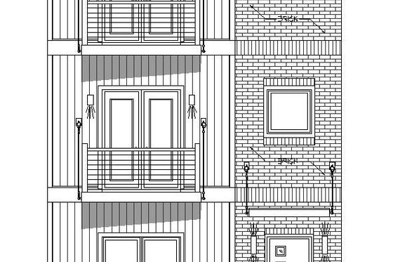 Exterior - Front Elevation 3 for Contemporary House Plan #932-319 - 3 bed, 3.5 bath