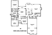 European Style House Plan - 4 Beds 3.5 Baths 3274 Sq/Ft Plan #81-1263 