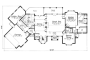 European Style House Plan - 4 Beds 3.5 Baths 3791 Sq/Ft Plan #52-202 