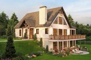 Country Style House Plan - 5 Beds 4 Baths 3573 Sq/Ft Plan #54-566 