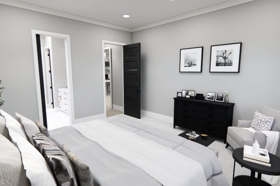 Interior - Master Bedroom 1 for Farmhouse House Plan #51-1262 - 3 bed, 3.5 bath