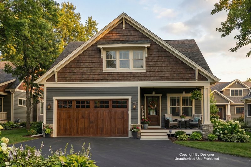 Architectural House Design - Exterior - Front Elevation 2 for Traditional House Plan #51-1550 - 4 bed, 3 bath