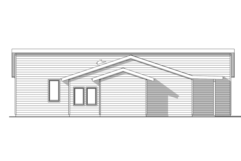 Dream House Plan - Exterior - Other Elevation for Modern House Plan #1099-22 - 3 bed, 2.5 bath