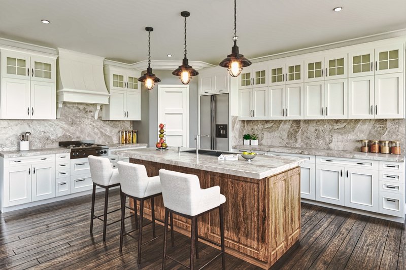 House Blueprint - Interior - Kitchen for Farmhouse House Plan #54-587 - 3 bed, 3.5 bath