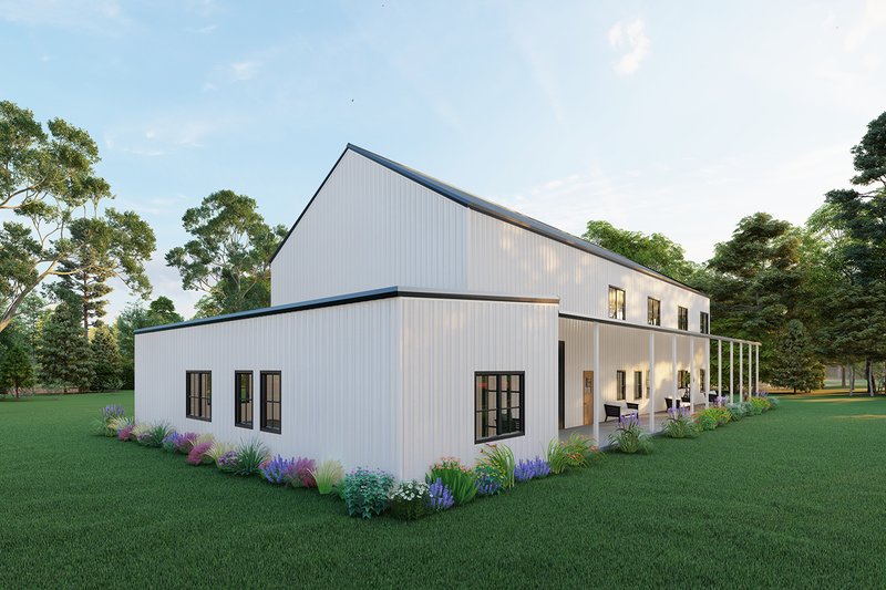 House Design - Exterior - Other Elevation 8 for Barndominium House Plan #1107-28 - 5 bed, 4 bath