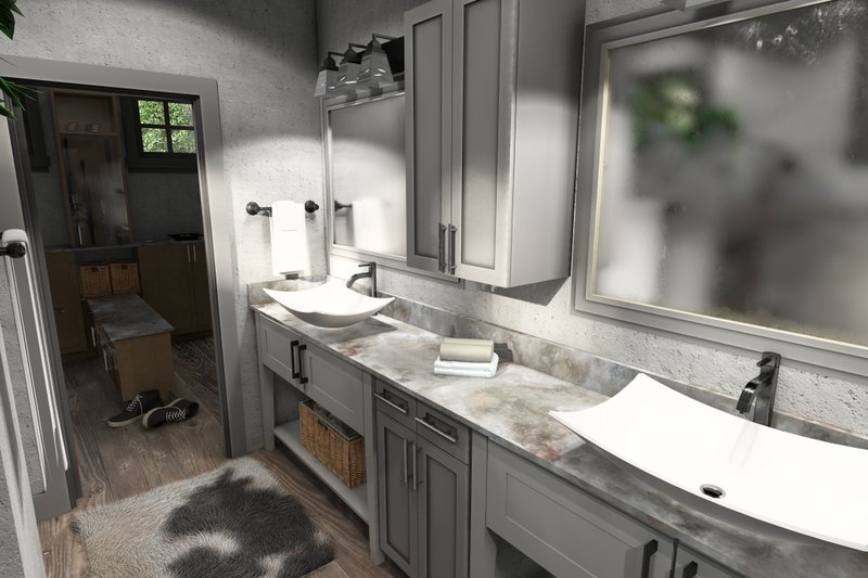 House Design - Interior - Master Bathroom for Barndominium House Plan #120-291 - 4 bed, 2 bath