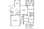 Traditional Style House Plan - 5 Beds 3 Baths 2661 Sq/Ft Plan #424-68 