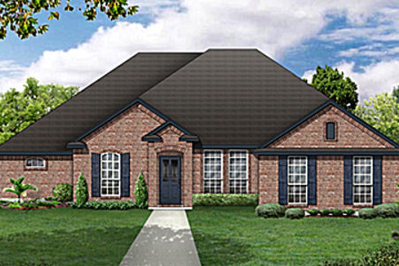 Dream House Plan - European Exterior - Front Elevation Plan #84-479
