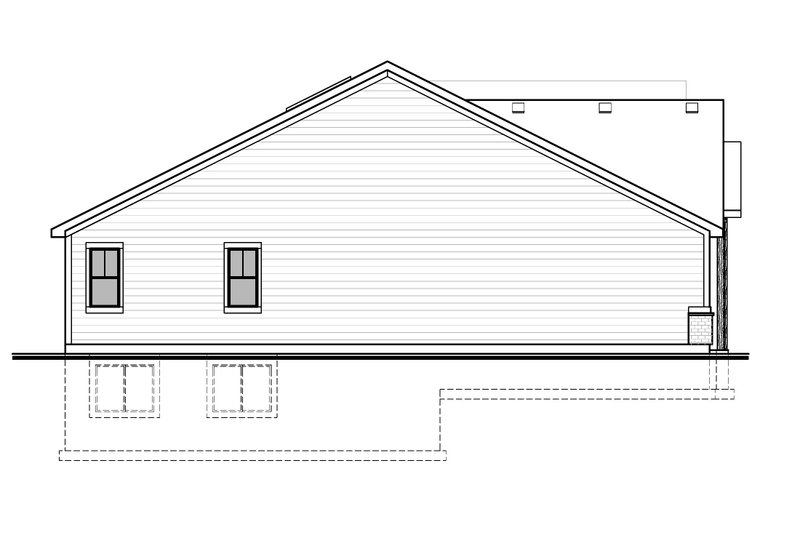 Dream House Plan - Exterior - Other Elevation for Ranch House Plan #1073-41 - 2 bed, 2.5 bath