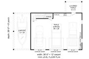 Farmhouse Style House Plan - 0 Beds 0 Baths 1515 Sq/Ft Plan #932-664 