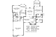 European Style House Plan - 4 Beds 3.5 Baths 3813 Sq/Ft Plan #424-324 