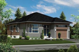 Contemporary Exterior - Front Elevation Plan #25-4410