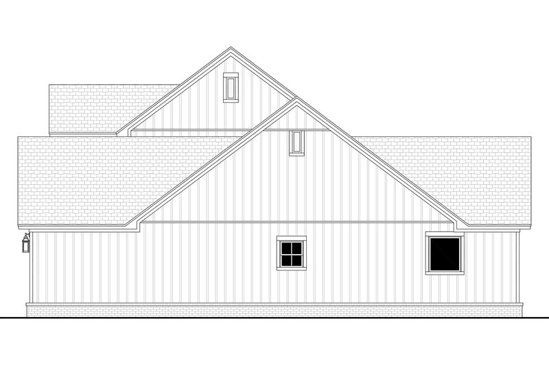 Dream House Plan - Exterior - Other Elevation 2 for Farmhouse House Plan #430-437 - 4 bed, 2.5 bath