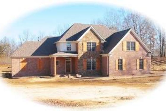Exterior - Front Elevation for European House Plan #81-1515 - 4 bed, 3.5 bath
